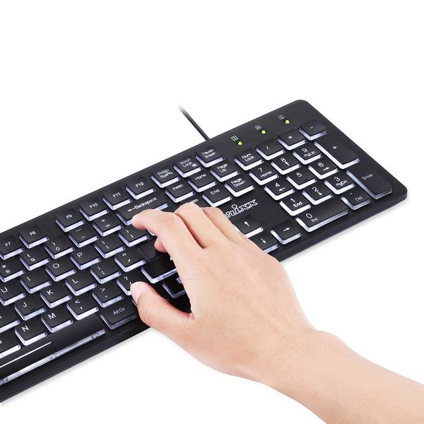 Perixx 11566 keyboard USB QWERTY US English Black