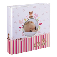 Hama Moni photo album Pink, White 200 sheets 10 x 15