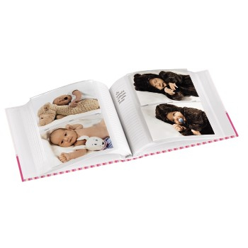 Hama Moni photo album Pink, White 200 sheets 10 x 15