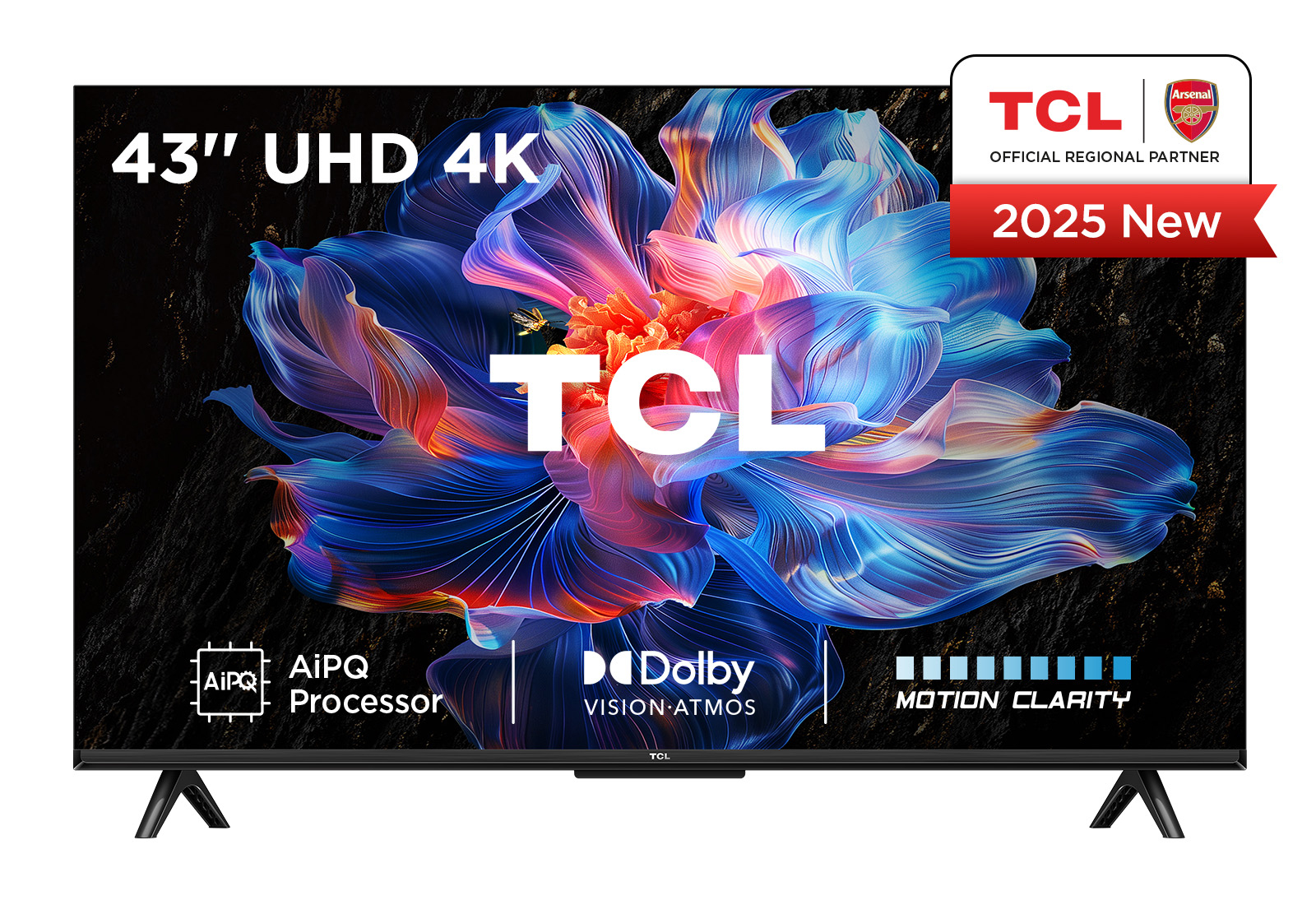 TCL V6C 43V6C Televisor 109,2 cm (43) 4K Ultra HD Smart TV Wifi Met�lico 260 cd / m�