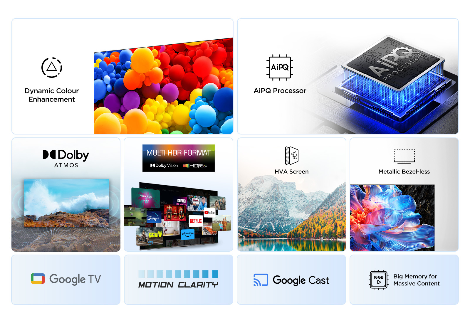 TCL V6C 43V6C Televisor 109,2 cm (43) 4K Ultra HD Smart TV Wifi Met�lico 260 cd / m�