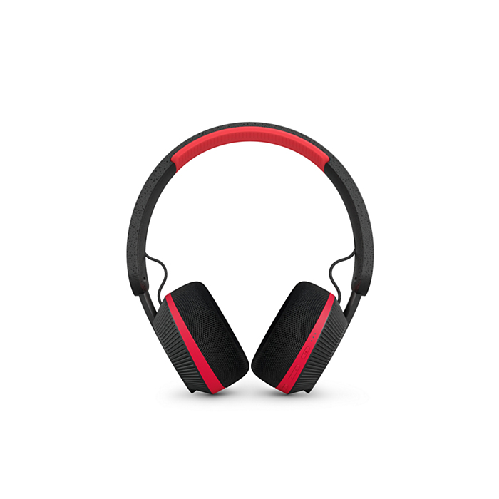 Philips 6000 series TAA6219BK/00 �couteur/casque �couteurs Sans fil Arceau Musique Bluetooth Noir, Rouge