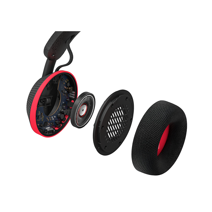 Philips 6000 series TAA6219BK/00 �couteur/casque �couteurs Sans fil Arceau Musique Bluetooth Noir, Rouge