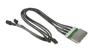 Supermicro 4-PORT EXT IPASS TO INT IPASS 0,85 m Negro, Gris
