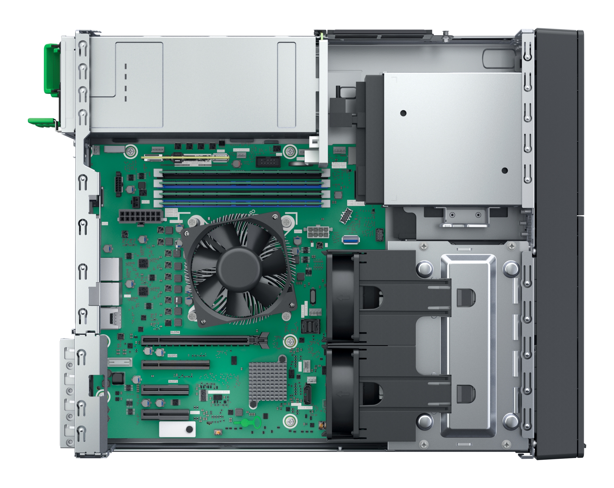 Fujitsu PRIMERGY TX1320 M6 serveur Ultra Micro Tower Intel Xeon E E-2434 3,4 GHz 32 Go DDR5-SDRAM 500 W