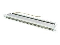 Telegrtner Karl Grtner Telegrtner MPP24-HS - Patch Panel - CAT 6a - STP - RJ-45 X 24 - Hellgrau, RAL 7035 - 1U - 48.3 cm (19)