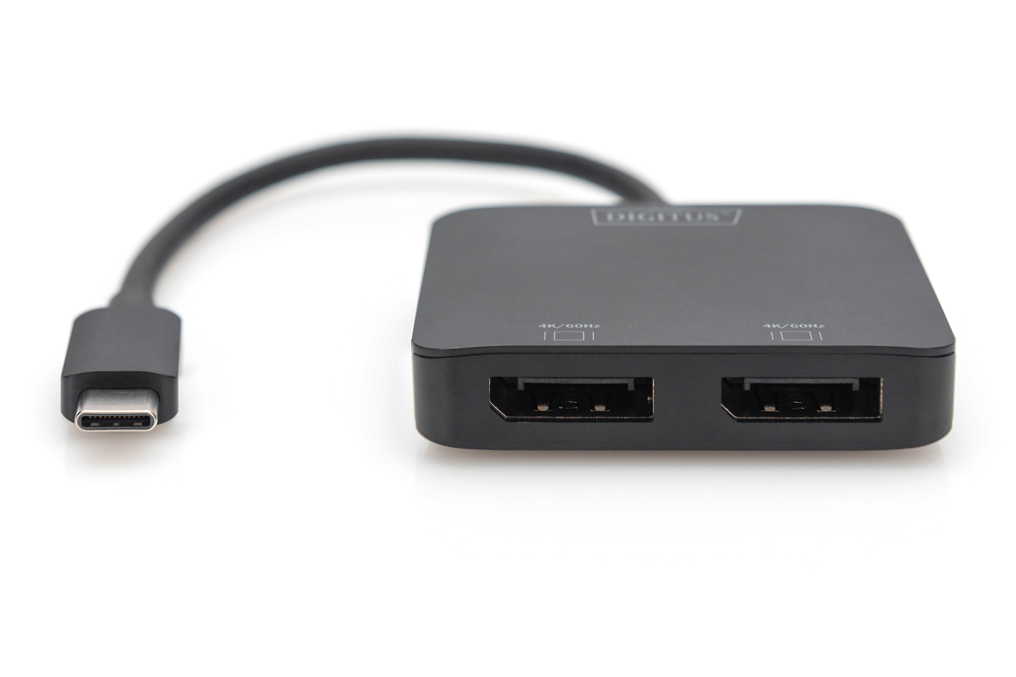 DIGITUS 2-Port MST Video Hub (USB-C -> 2x DisplayPort)