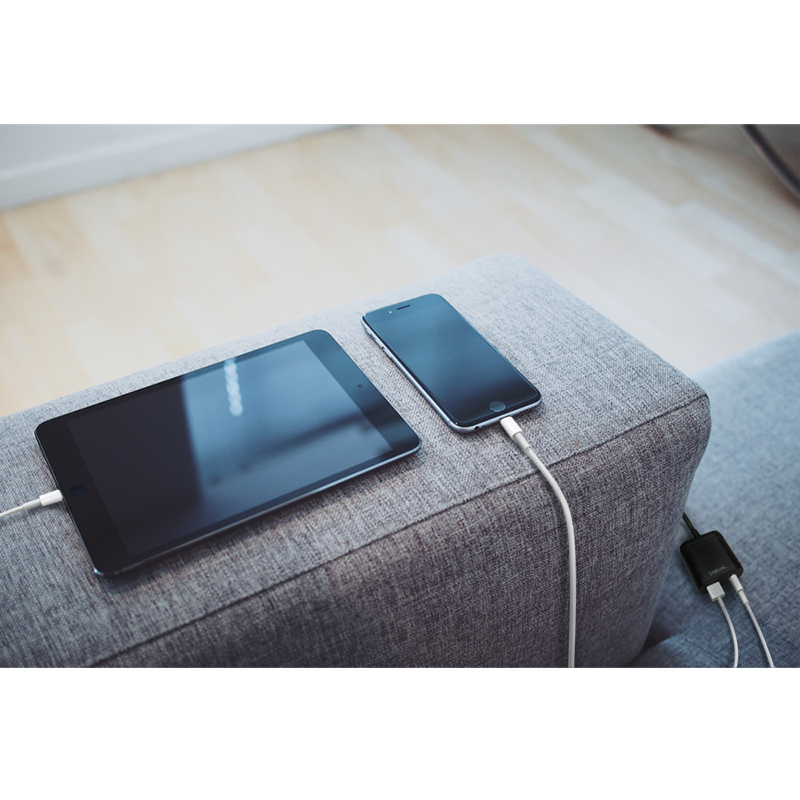 LogiLink Netzteil - 12 Watt - Fast Charge - 2 Ausgabeanschlussstellen (USB, USB-C)
