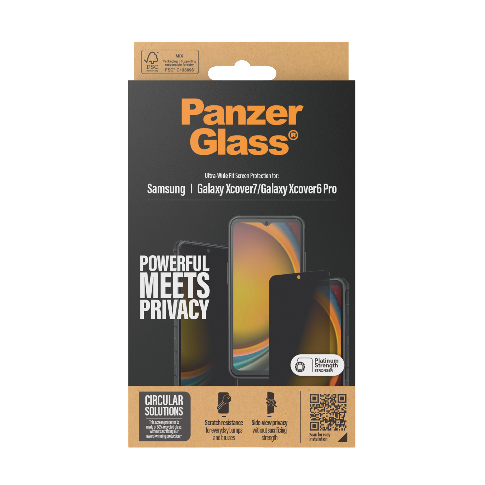 PanzerGlass Bildschirmschutz f�r Handy - ultrabreite
