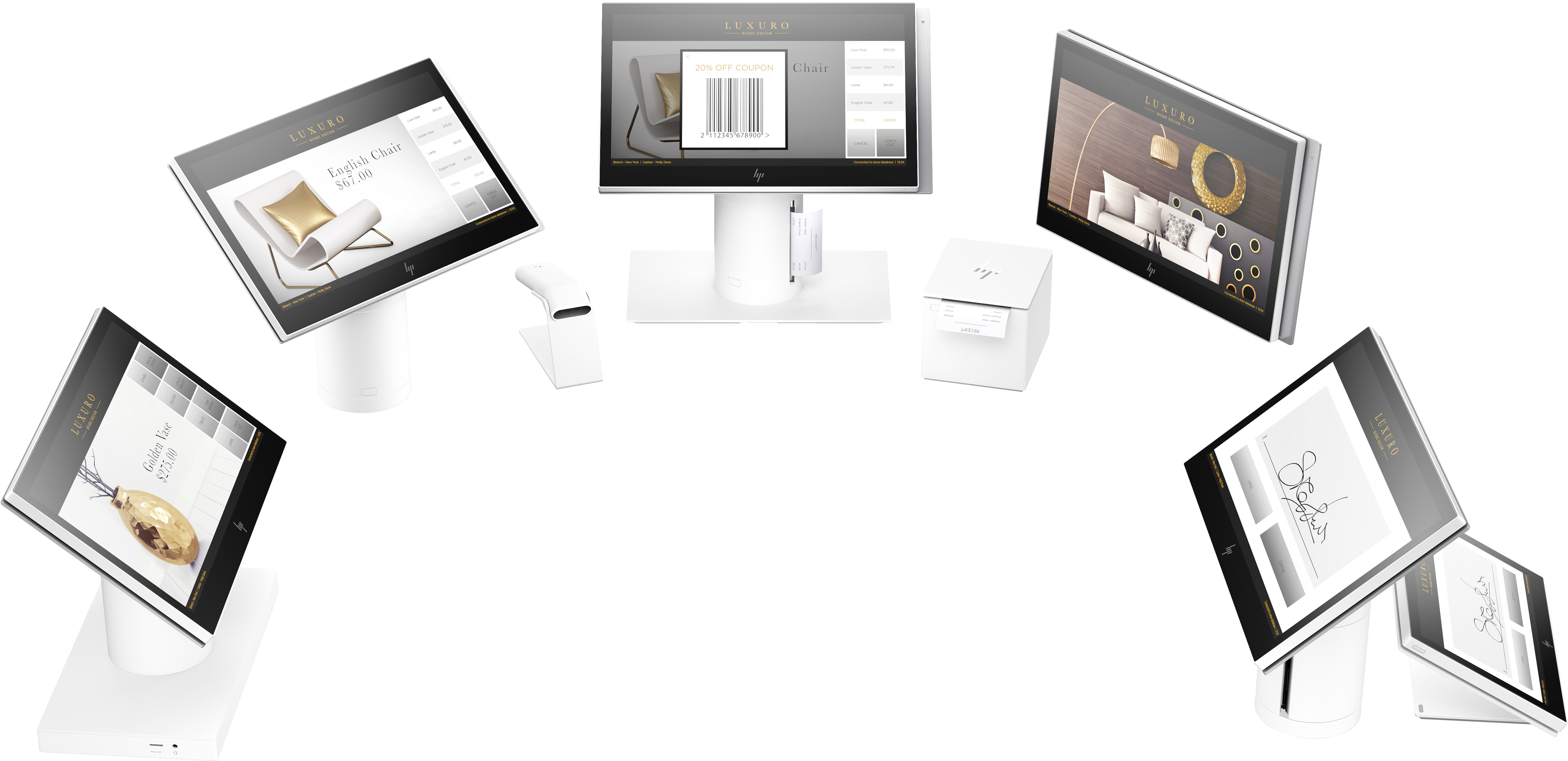 HP ElitePOS POS monitor 25.6 cm (10.1)