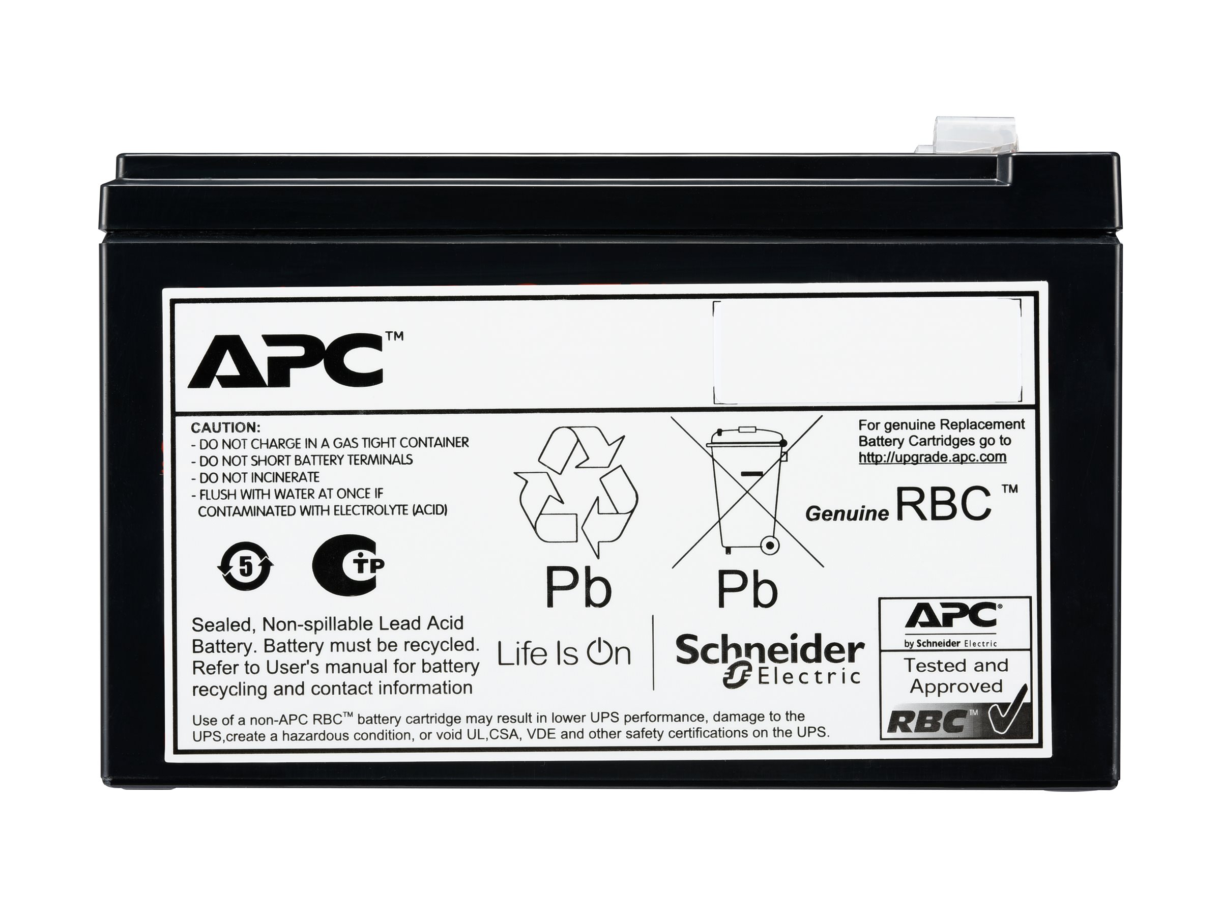 APC APCRBCV205 bater�a para sistema ups 72 V 9 Ah