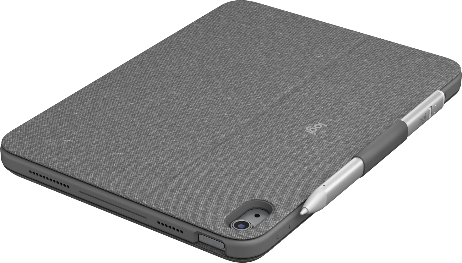 Logitech Combo Touch - Tastatur und Foliohlle - mit Trackpad - hintergrundbeleuchtet - Apple Smart connector - QWERTY - Nordisch (Dnisch/Finnisch/Norwegisch/Schwedisch)