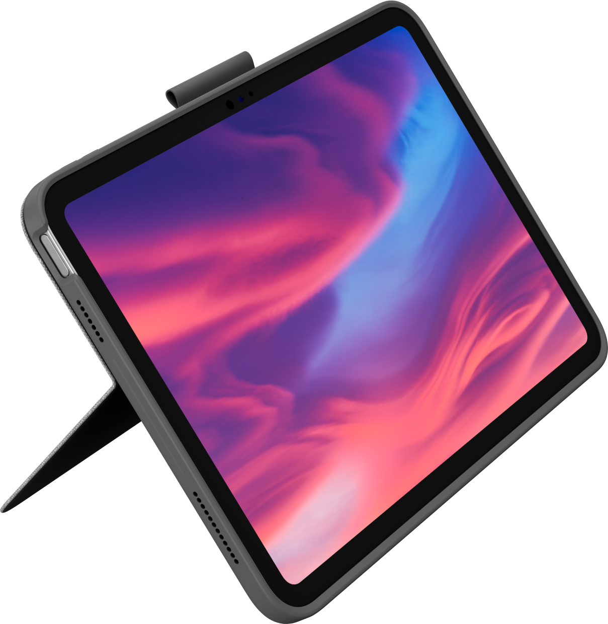 Logitech Combo Touch - Tastatur und Foliohlle - mit Trackpad - hintergrundbeleuchtet - Apple Smart connector - QWERTY - Nordisch (Dnisch/Finnisch/Norwegisch/Schwedisch)