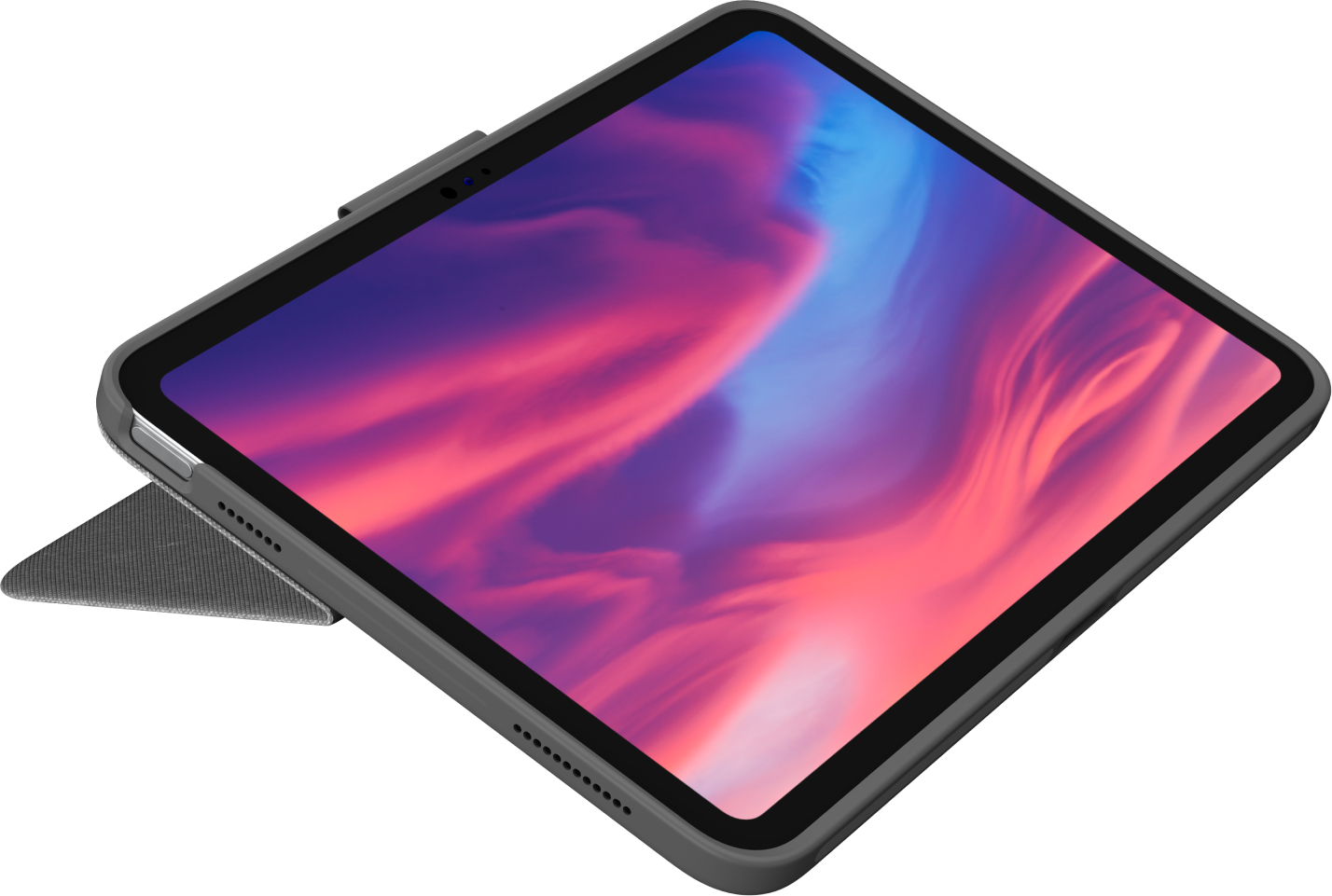 Logitech Combo Touch - Tastatur und Foliohlle - mit Trackpad - hintergrundbeleuchtet - Apple Smart connector - QWERTY - Nordisch (Dnisch/Finnisch/Norwegisch/Schwedisch)