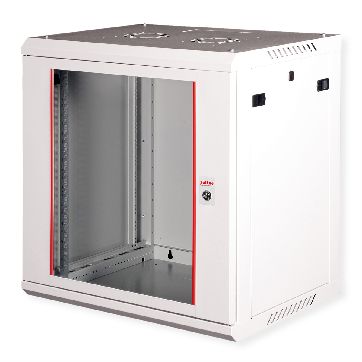 ROLINE 19 Zoll Wandgehuse Basic Plus 600x450 BxT grau - Wandgehuse