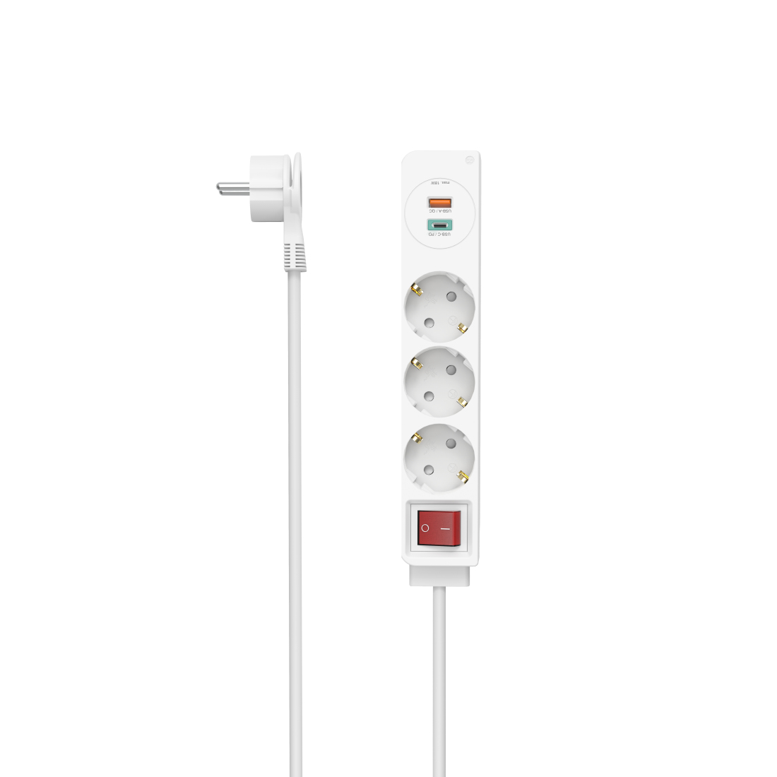 Hama 00223185 power extension 1.4 m 3 AC outlet(s) Indoor White