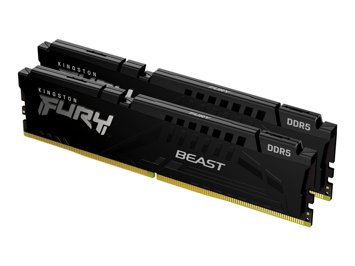Kingston Technology FURY Beast 32GB 6000MT/s DDR5 CL36 DIMM (Kit of 2) Black EXPO