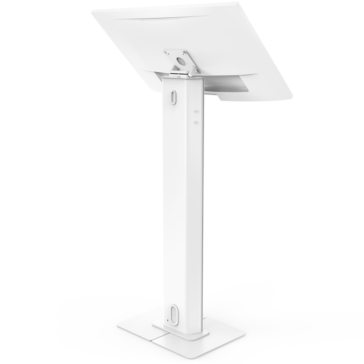 Compulocks Brandable VESA Floor Stand for Screens Up to 32 Inches - Aufstellung - f�r LCD-Display - brandable, mit gro�er Basisplatte - wei� - Bildschirmgr��e: bis zu 81,3 cm (bis zu 32 Zoll)