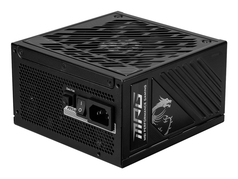 MSI MPG A1000GS 1000 Watt ATX 3.1 PCIr 5.1 80+ Gold Netzteil 135mm Lfter