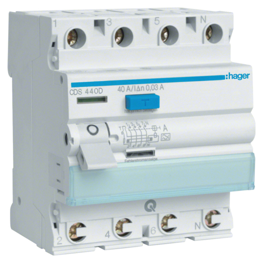 Hager CDS440D - 230/400 V - Zubeh�r Kabel
