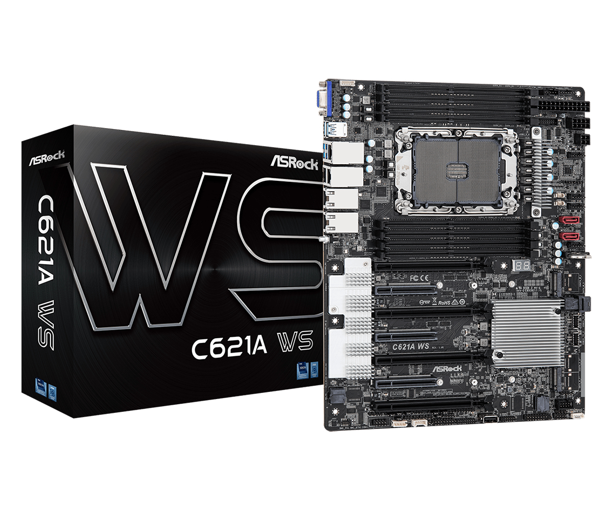 Asrock C621A WS Intel C621A LGA 4189 ATX