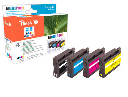 Peach PI300-708 ink cartridge 4 pc(s) Standard Yield Black, Cyan, Magenta, Yellow