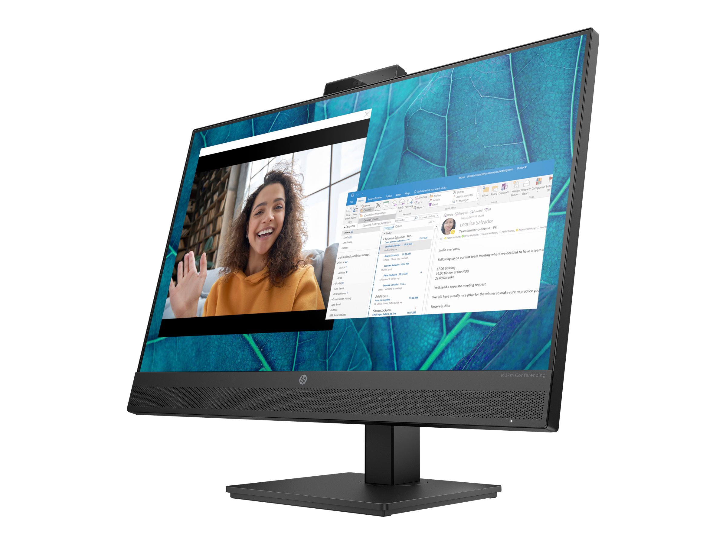 HP M27m Conferencing Monitor - LED-Monitor - 68.6 cm (27)