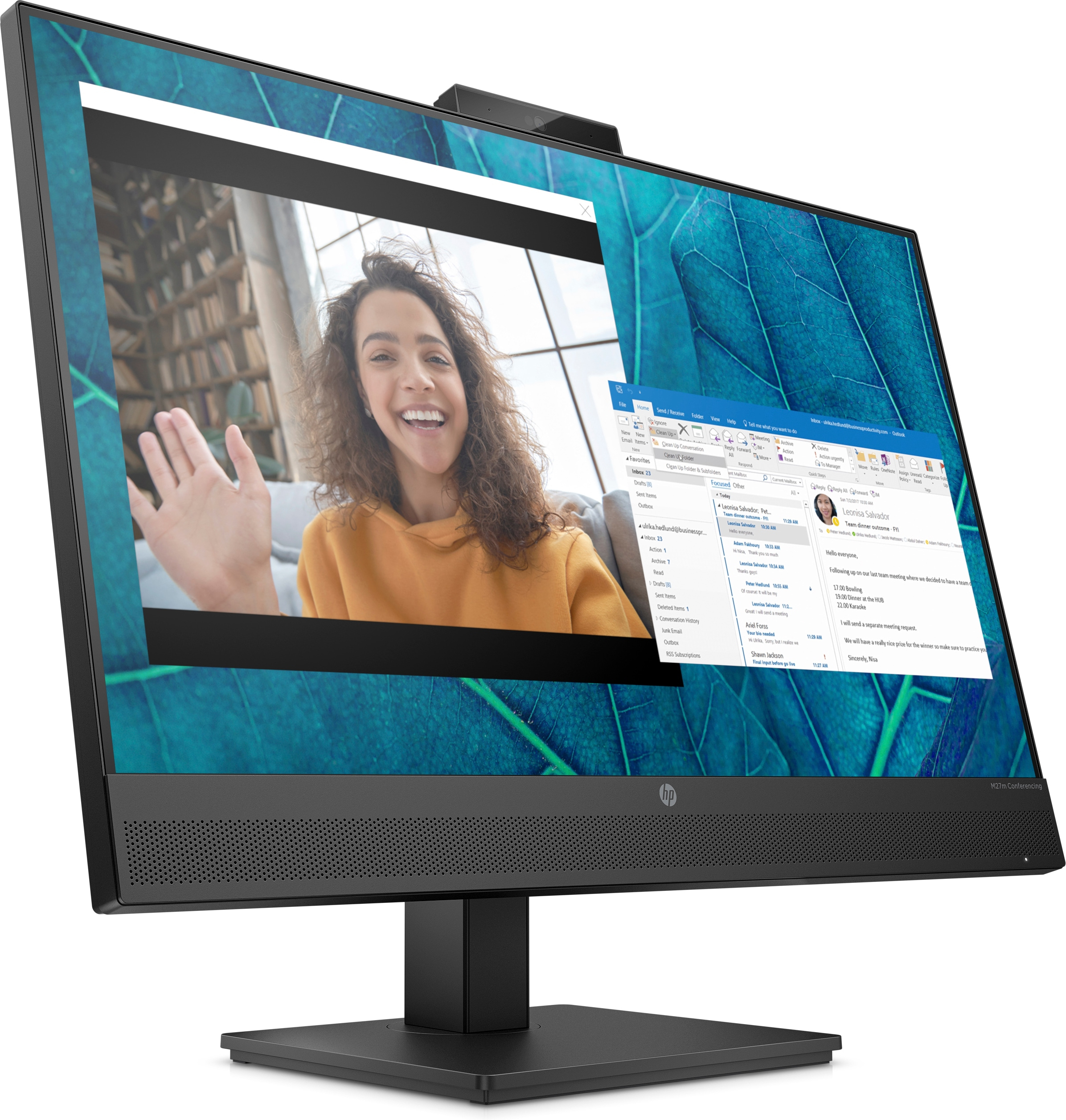 HP M27m Conferencing Monitor - LED-Monitor - 68.6 cm (27)