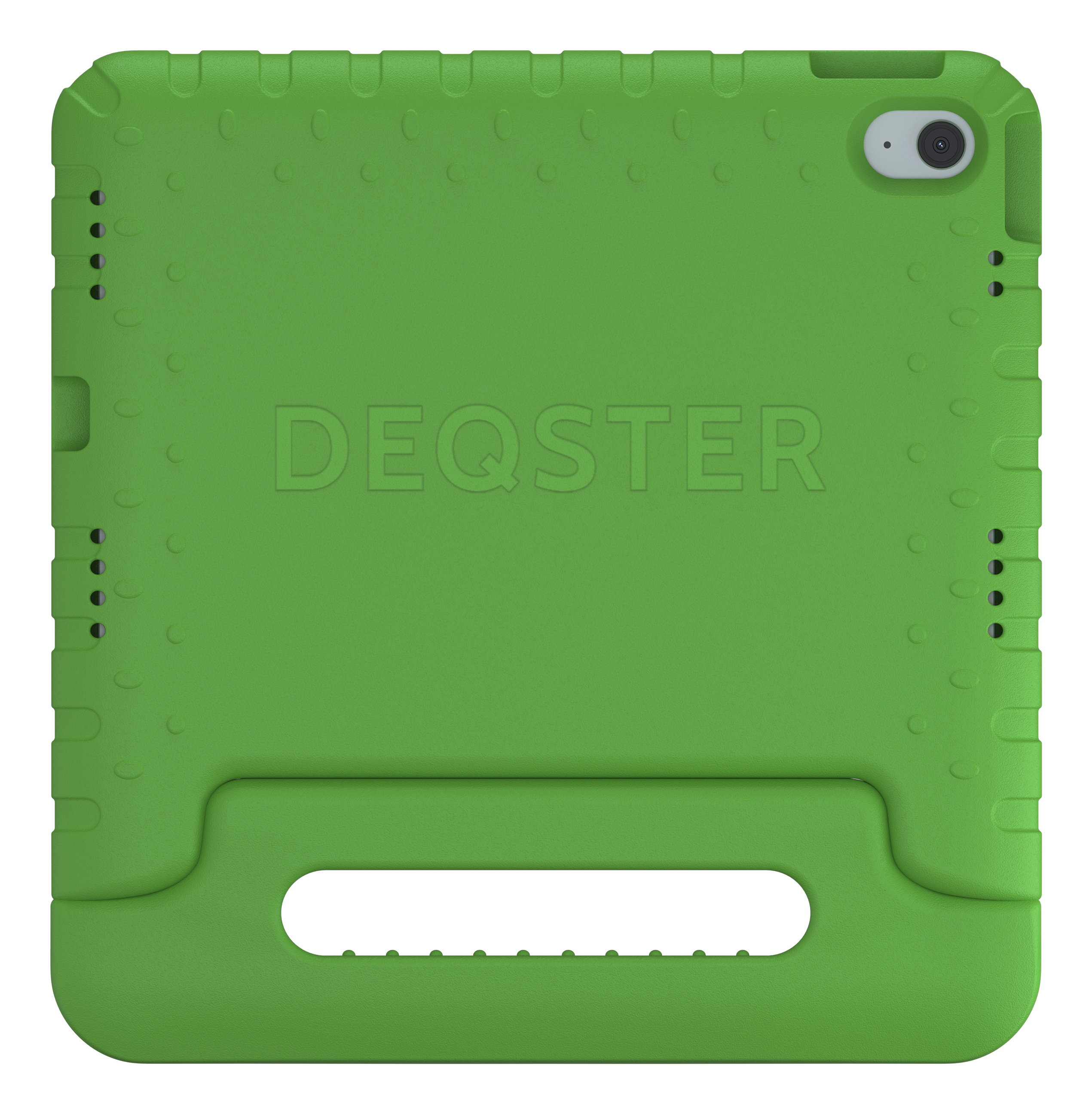 DEQSTER Kids Case with tempered glass screen protector green