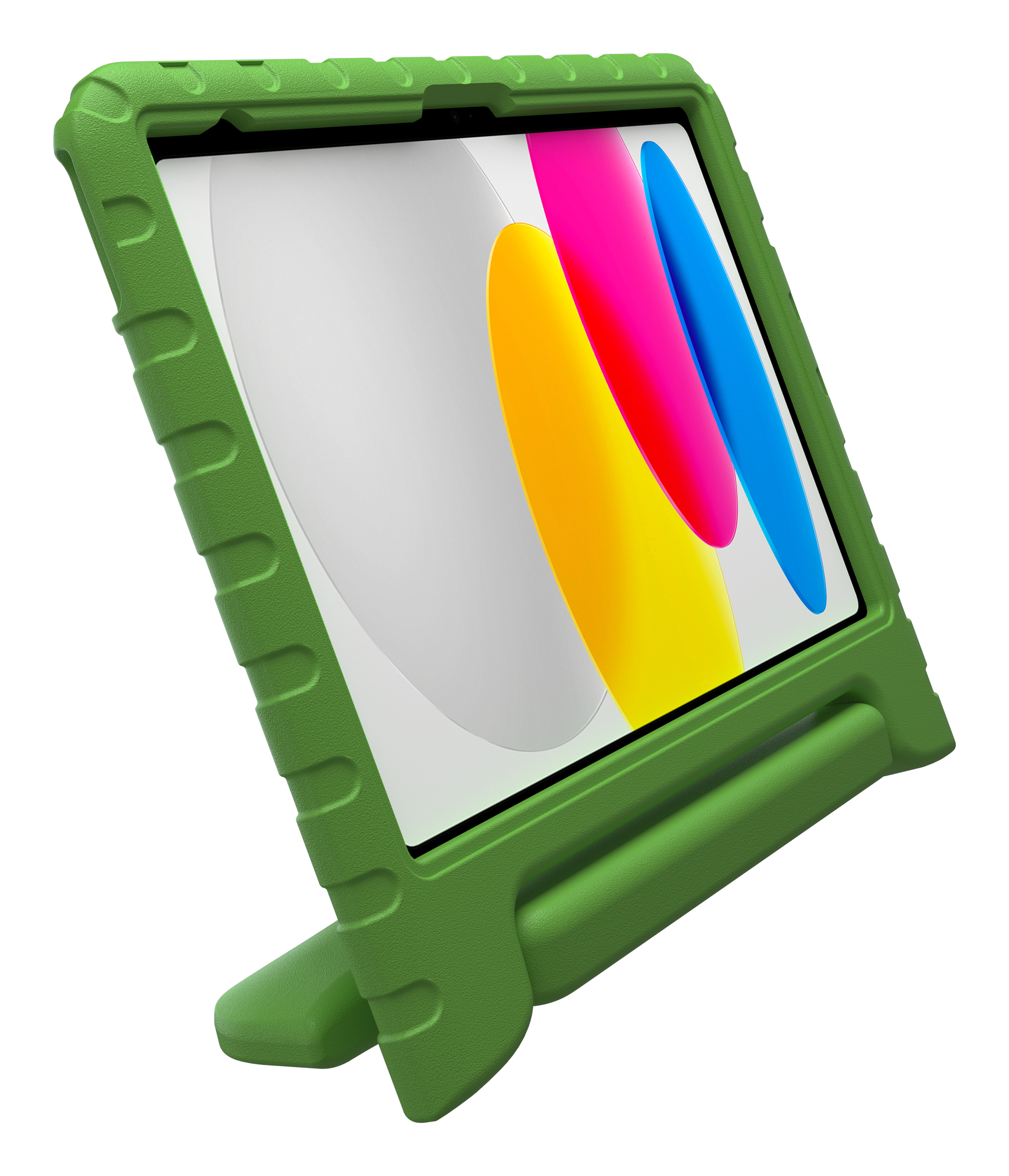 DEQSTER Kids Case with tempered glass screen protector green