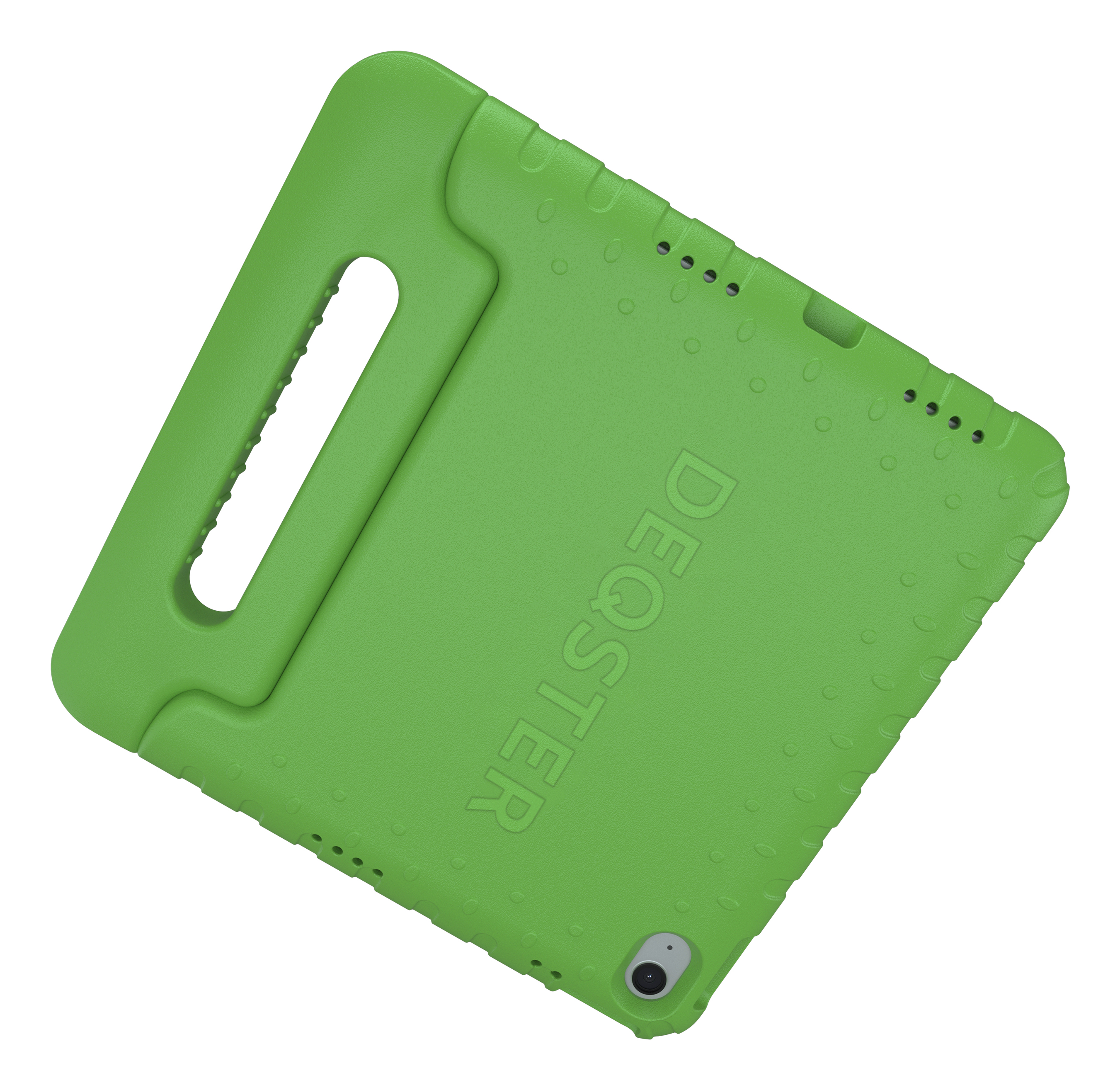 DEQSTER Kids Case with tempered glass screen protector green