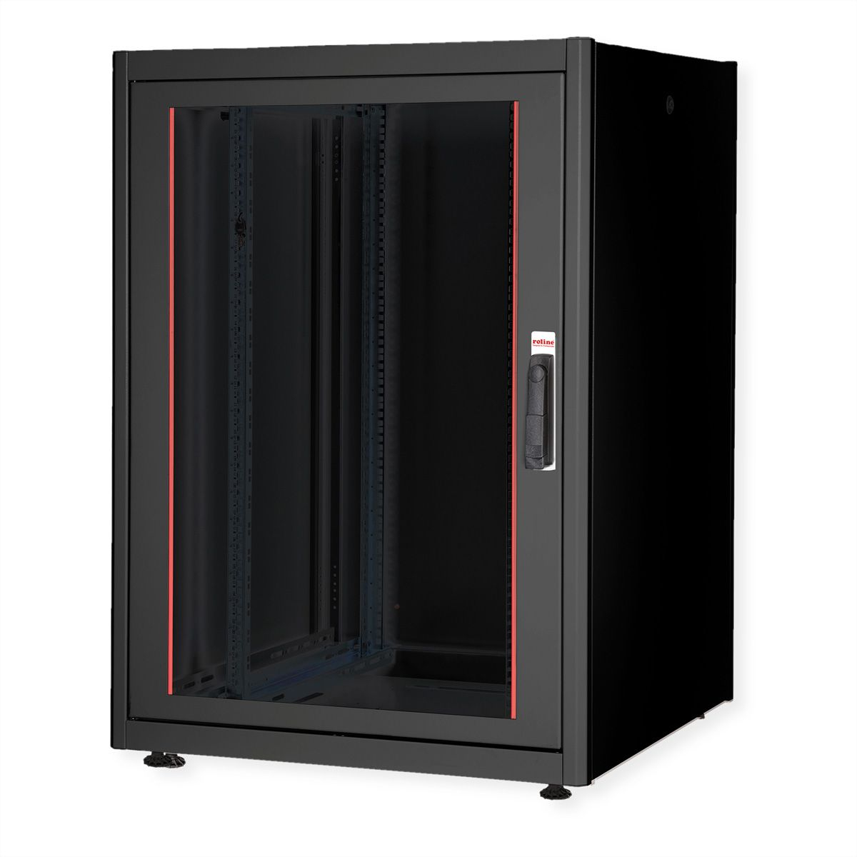 ROLINE Basic - Schrank Netzwerkschrank - Glas T�r, 800 x 800 (B x T)