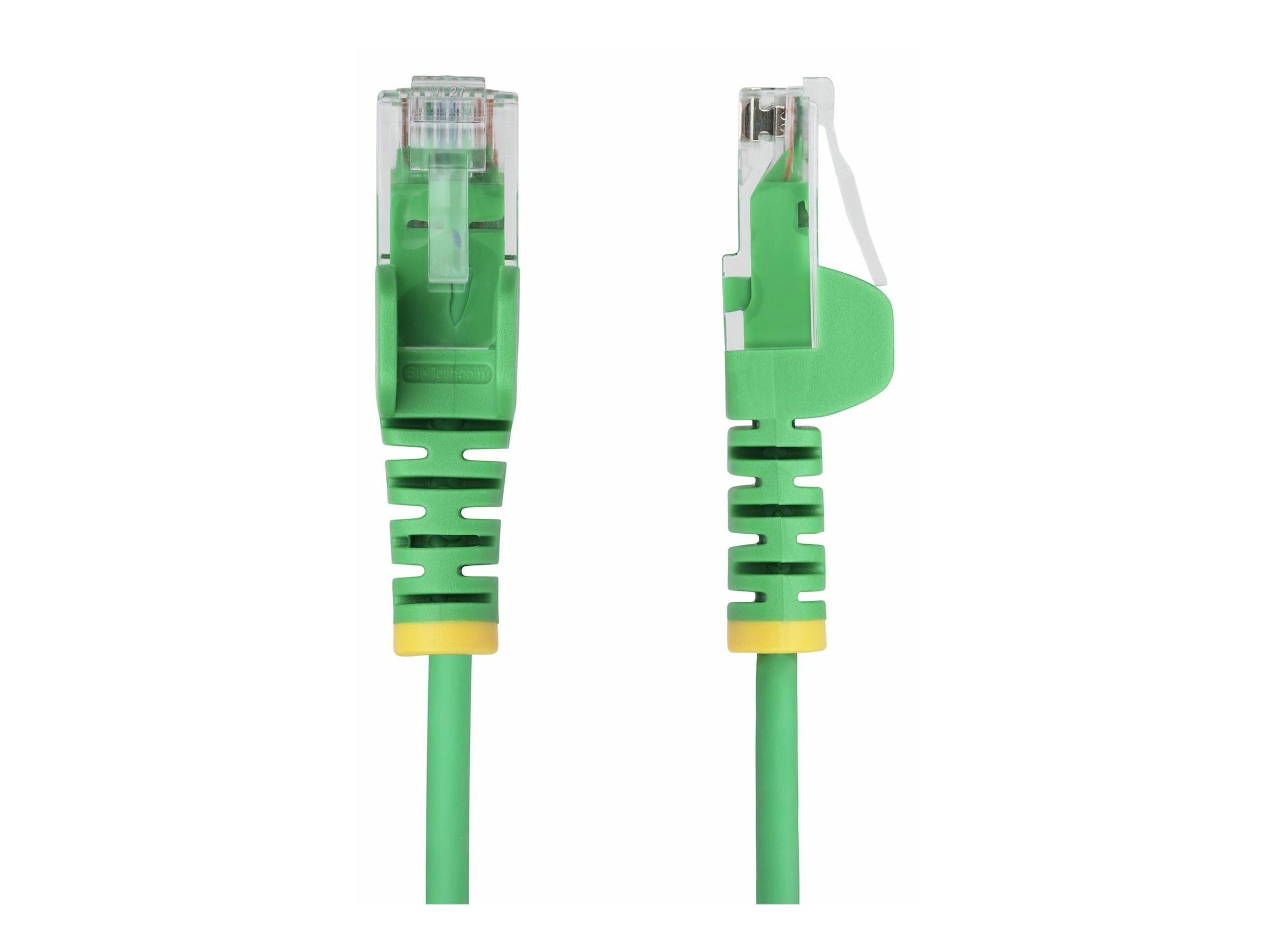 StarTech.com C�ble Ethernet CAT6 Vert Fin de 2,5m, Sans Accroc, 100W PoE, UTP, LSZH, Fil de Cuivre Pur 28AWG, Cordon Patch R�seau RJ45 avec Serre-C�ble, Contr�l� Fluke