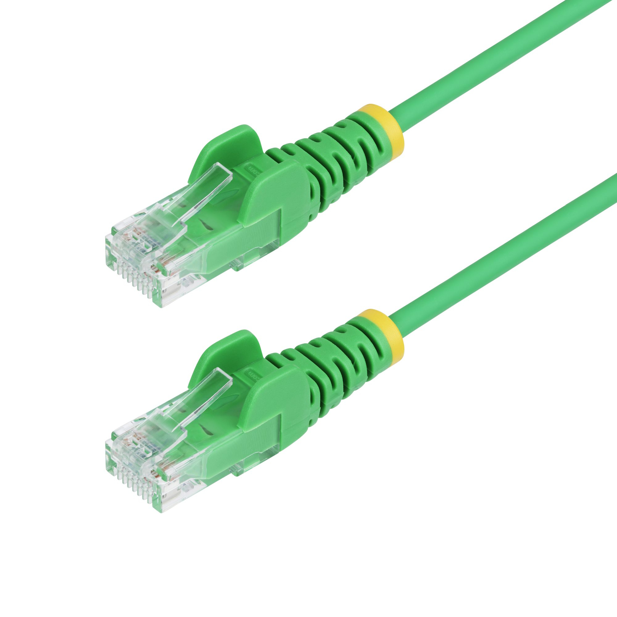 StarTech.com C�ble Ethernet CAT6 Vert Fin de 2,5m, Sans Accroc, 100W PoE, UTP, LSZH, Fil de Cuivre Pur 28AWG, Cordon Patch R�seau RJ45 avec Serre-C�ble, Contr�l� Fluke