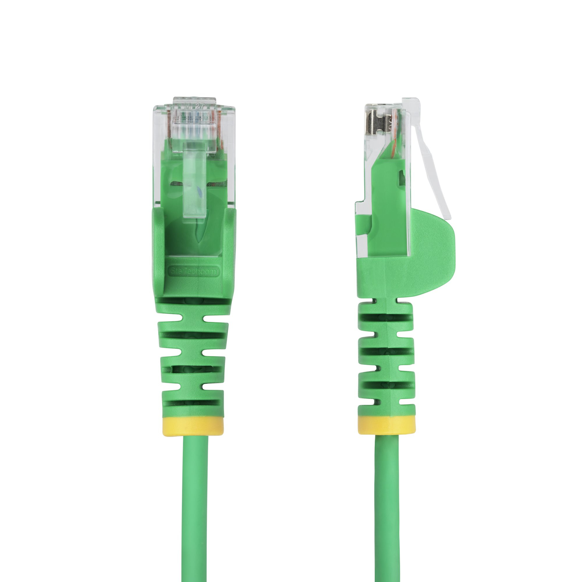 StarTech.com C�ble Ethernet CAT6 Vert Fin de 2,5m, Sans Accroc, 100W PoE, UTP, LSZH, Fil de Cuivre Pur 28AWG, Cordon Patch R�seau RJ45 avec Serre-C�ble, Contr�l� Fluke