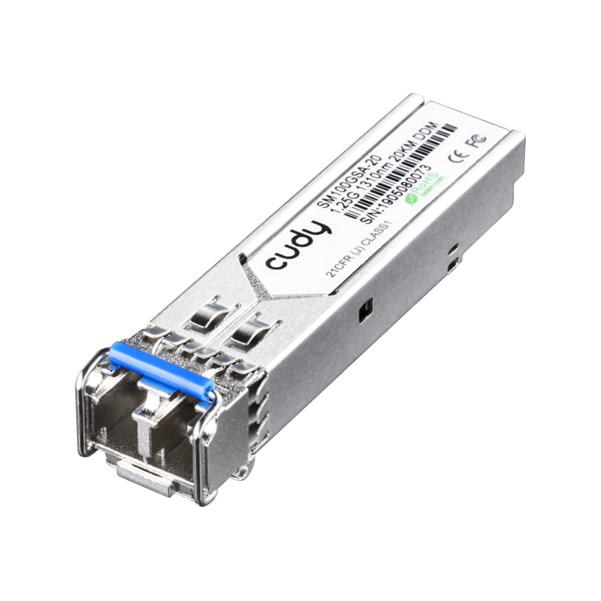 Cudy SM100GSA-20 red modulo transceptor Fibra �ptica 1250 Mbit/s SFP 1310 nm