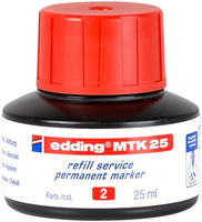 EDDING MTK 25 - B�rokleinmaterial - Rot - 1er