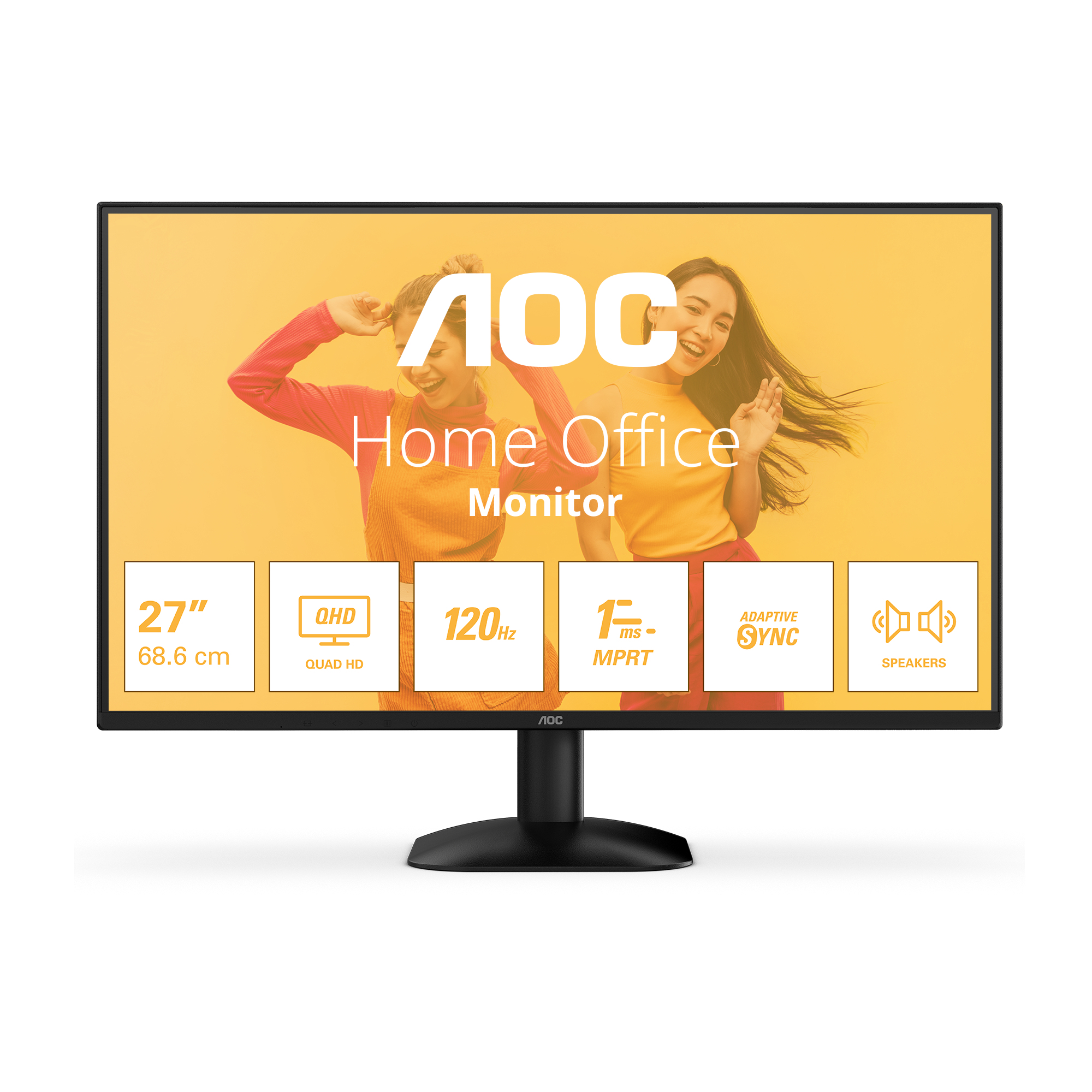 AOC B3 Q27B35S3 computer monitor 68.6 cm (27) 2560 x 1440 pixels Quad HD LED Black