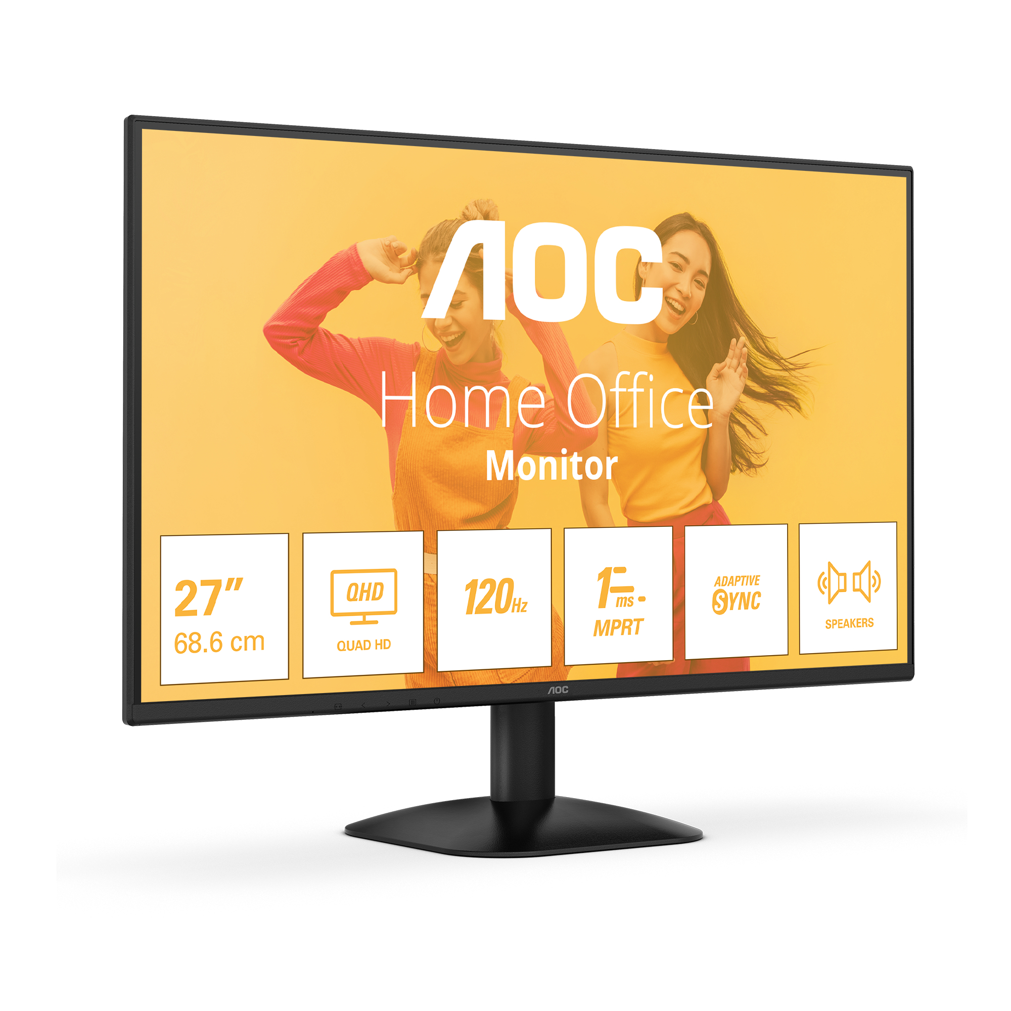 AOC B3 Q27B35S3 computer monitor 68.6 cm (27) 2560 x 1440 pixels Quad HD LED Black