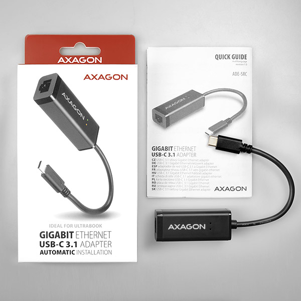 Axagon ADE-SRC carte et adaptateur dinterfaces