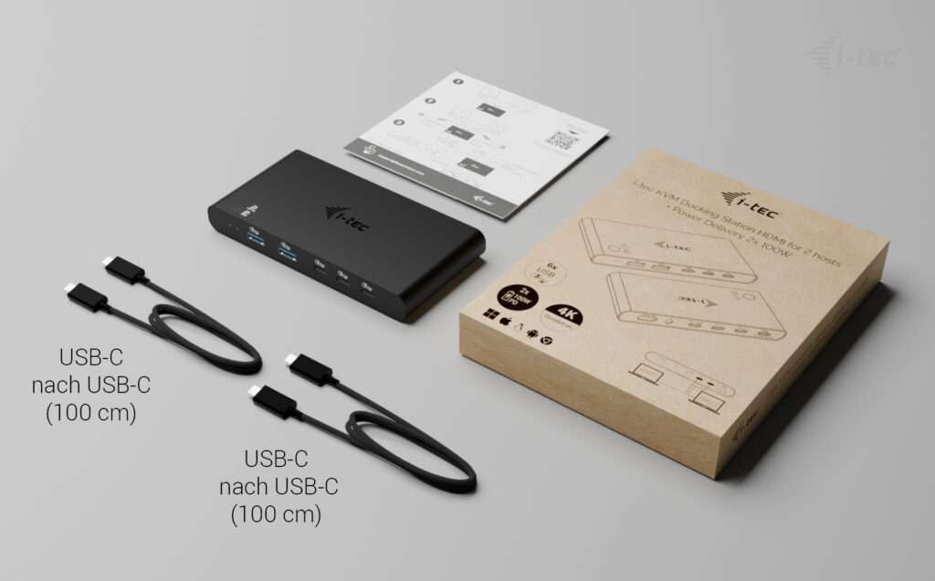 i-tec Dockingstation - USB-C / USB4 / Thunderbolt 3 / Thunderbolt 4 / Thunderbolt 5