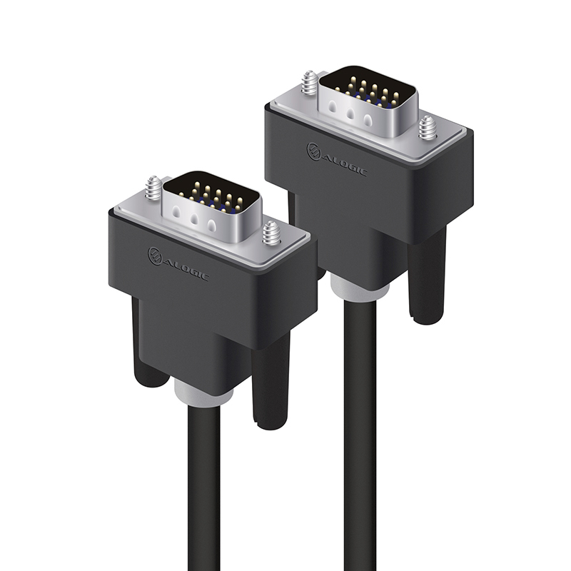 ALOGIC Display Accessories cavo VGA 2 m VGA (D-Sub) SVGA Nero