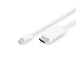 Digitus Cable adaptador mini DisplayPort, mDP - HDMI tipo A