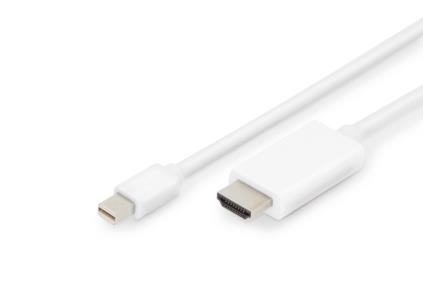 Digitus Cable adaptador mini DisplayPort, mDP - HDMI tipo A