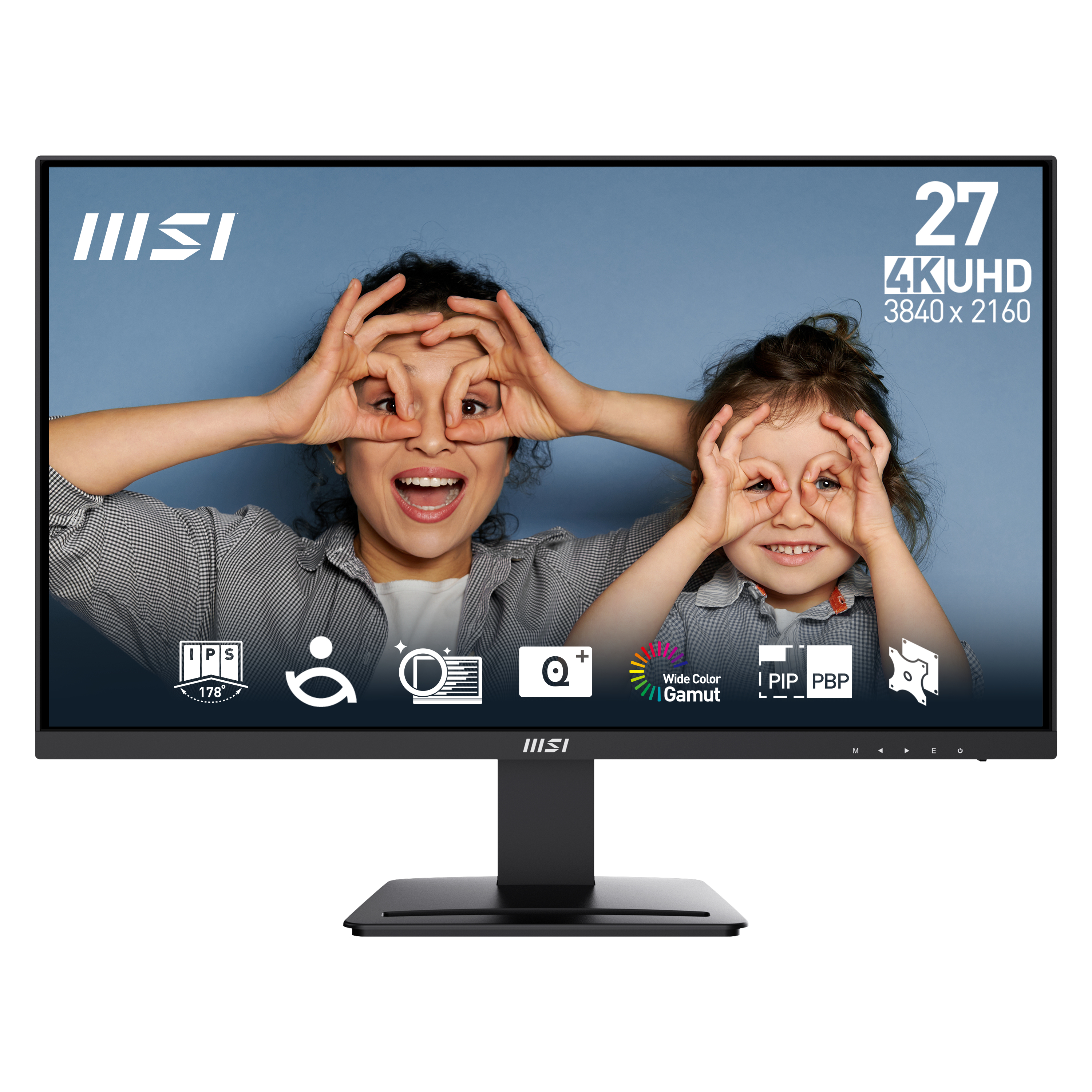 MSI Pro MP273U computer monitor 68.6 cm (27) 3840 x 2160 pixels 4K Ultra HD Black
