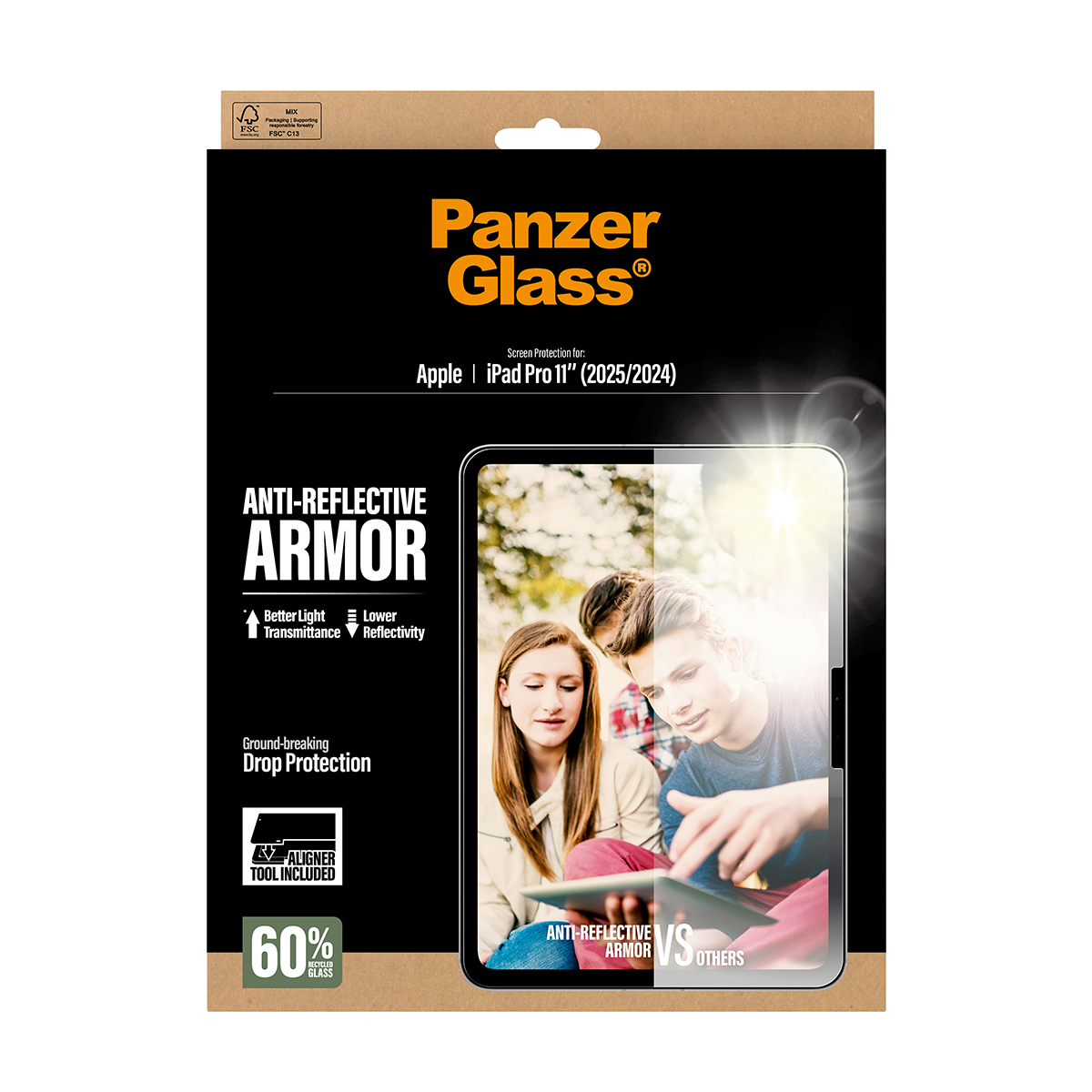 PanzerGlass AntiReflective Protector iPad Pro 11 2025/Fastfit