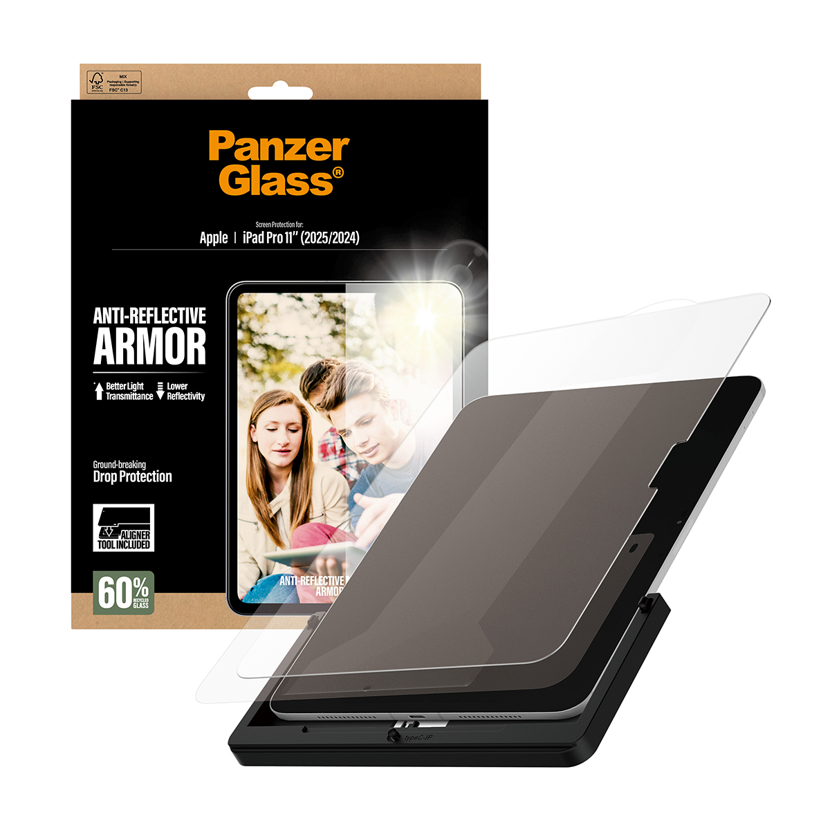 PanzerGlass AntiReflective Protector iPad Pro 11 2025/Fastfit