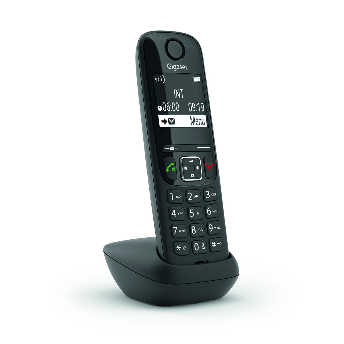 Gigaset AS690HX Tlphone analog/dect Identification de lappelant Noir