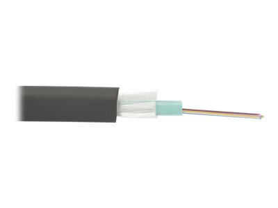 DIGITUS Verlegekabel Innen/Au�en A/I-DQ (ZN) BH 50/125 �, OM4, 4 Fasern, BauPVO Dca, LSZH-1