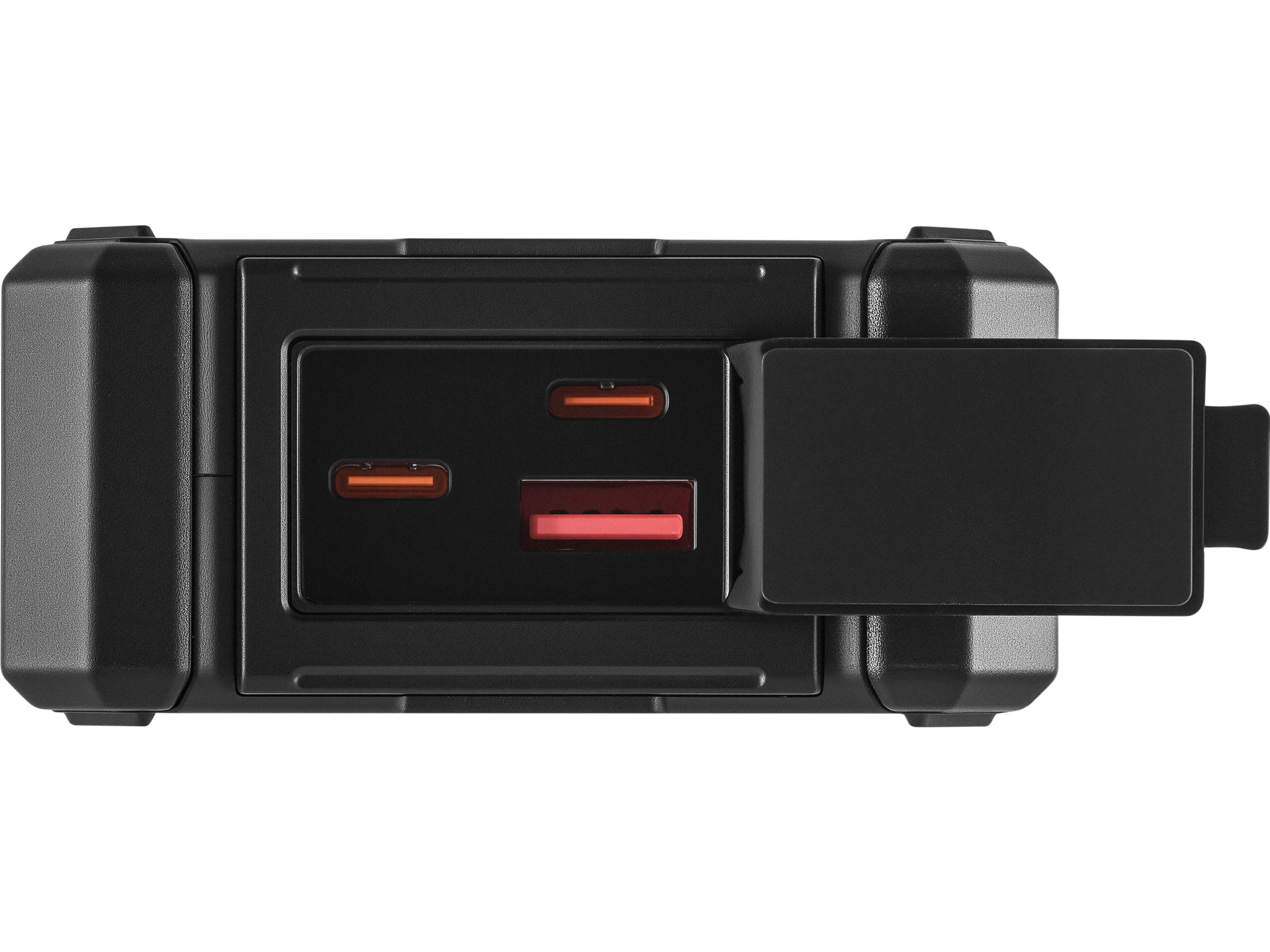 SANDBERG Active CampLED - Solar-Powerbank - 20000 mAh - 74 Wh - 20 Watt - 3 A - PD/PPS - 3 Ausgabeanschlussstellen (2 x USB-C, USB)